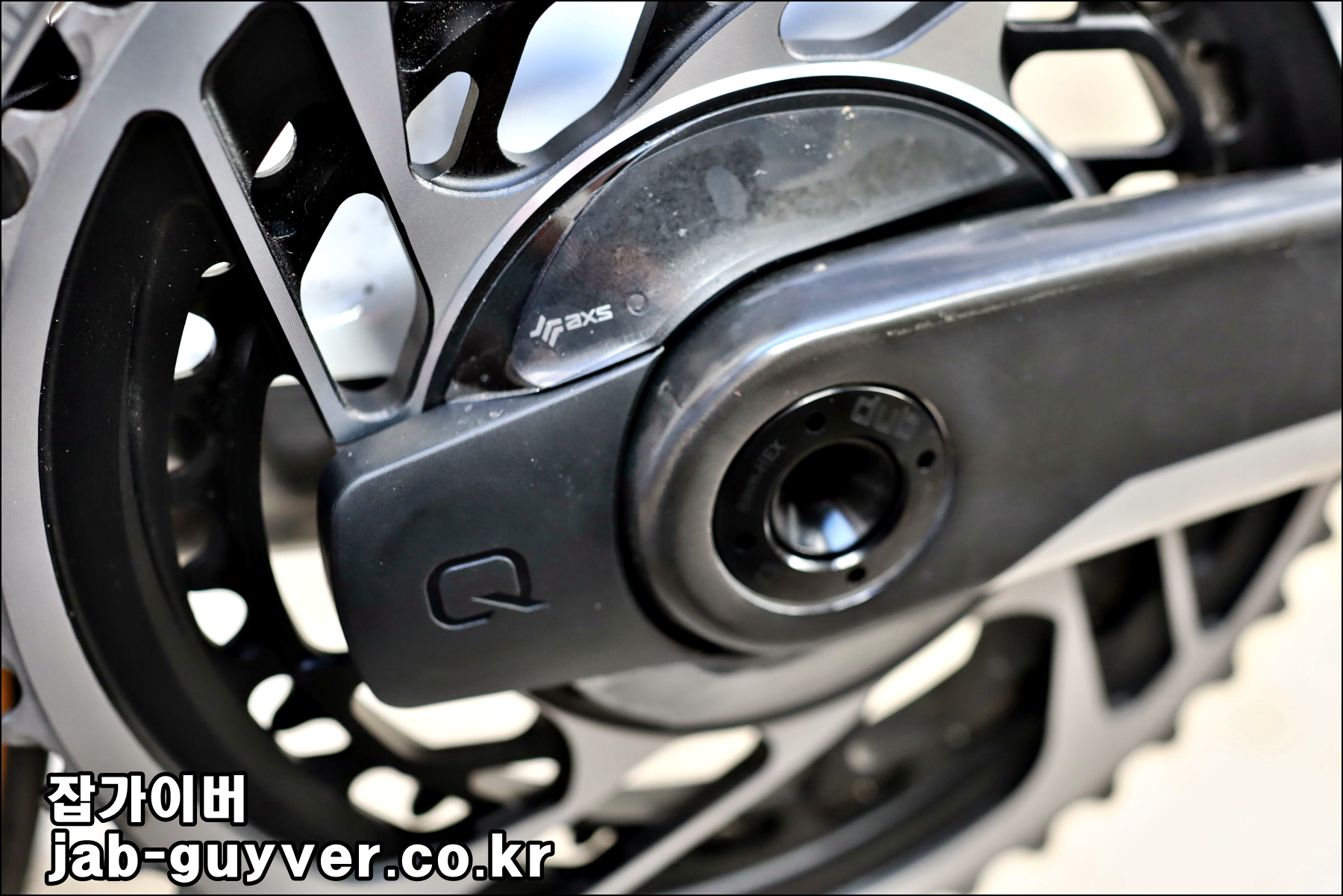 SRAM RED AXS 파워미터 크랭크와 체인링 수명 및 마모상태 확인