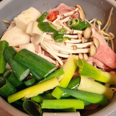 콩불 야채