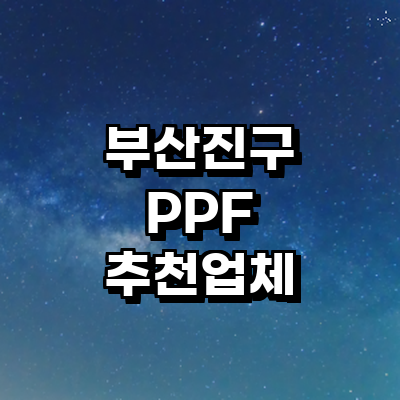 부산 부산진구 ppf