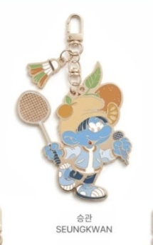 이삭토스트 세븐틴 스머프 세트 메탈 키링 구매 후기