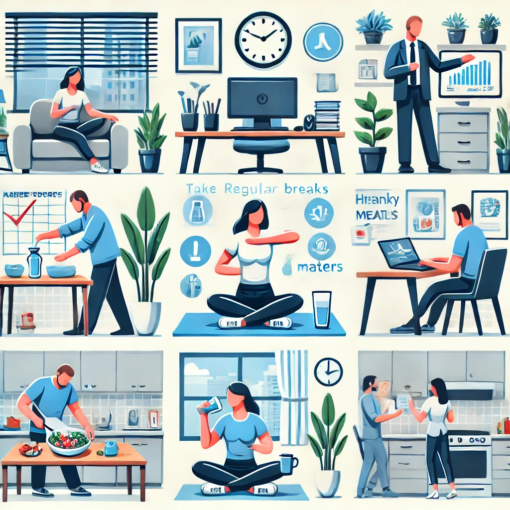 홈 오피스를 위한 건강 유지 팁