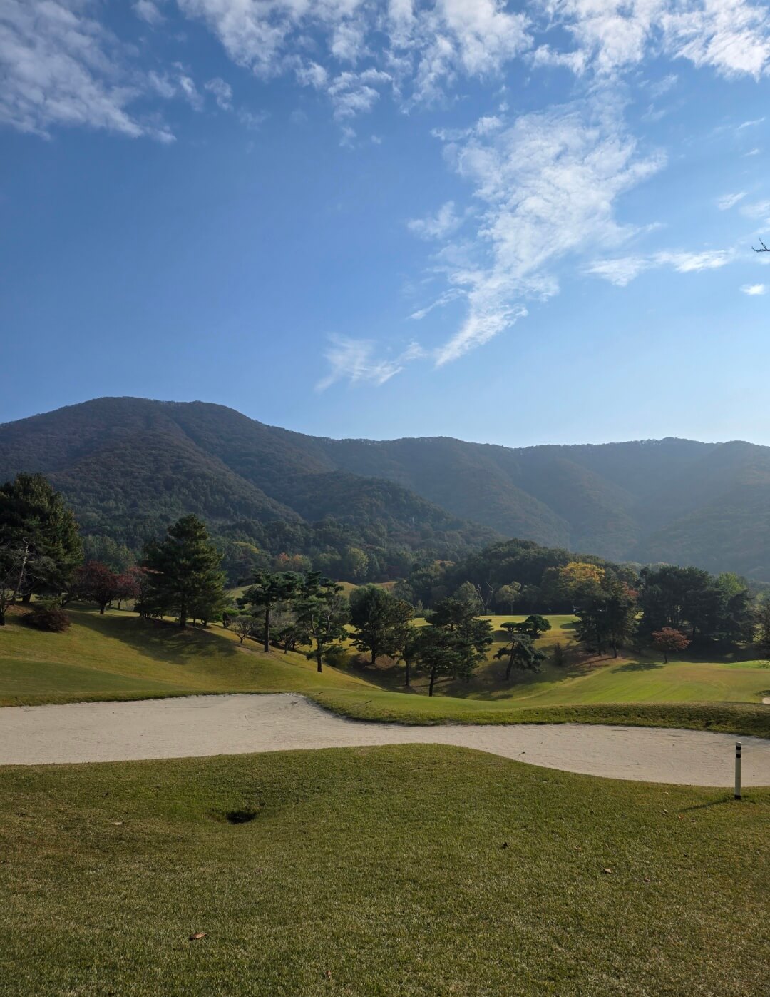 화산CC 페어웨이 벙커