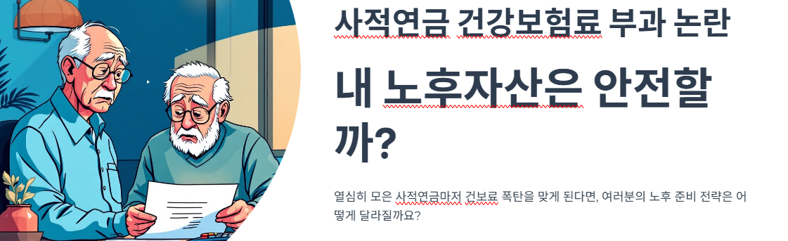 사적연금 건강보험료 부과 논란, 내 노후자산은 안전할까?