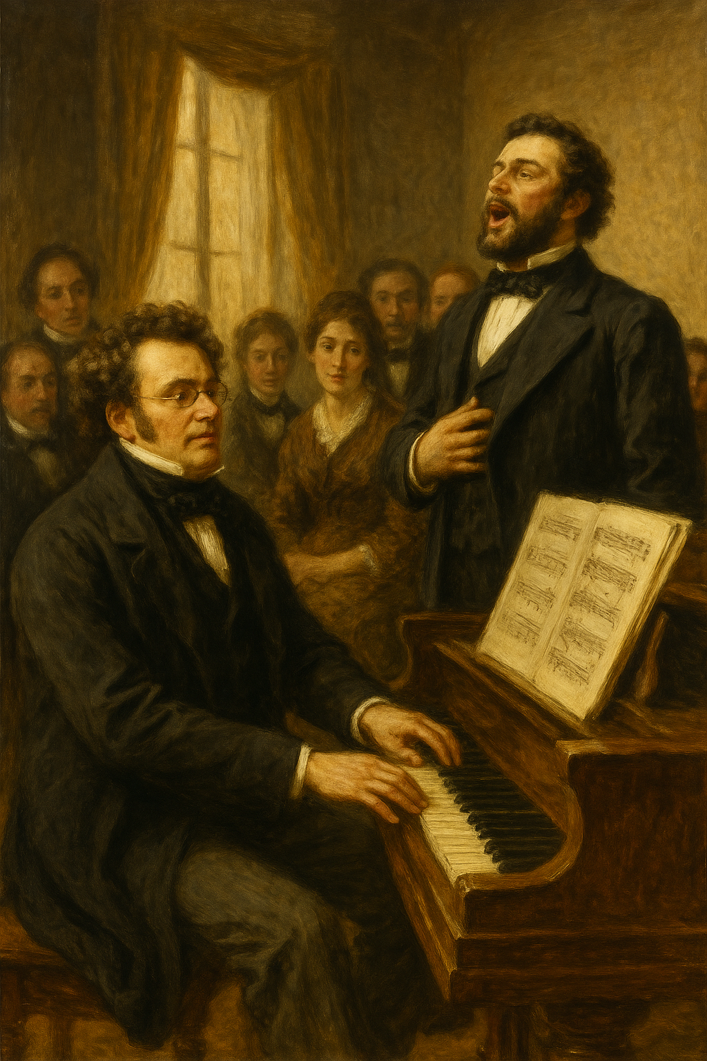 프란츠 슈베르트의 가곡: 낭만적 서정성의 정수를 노래하다