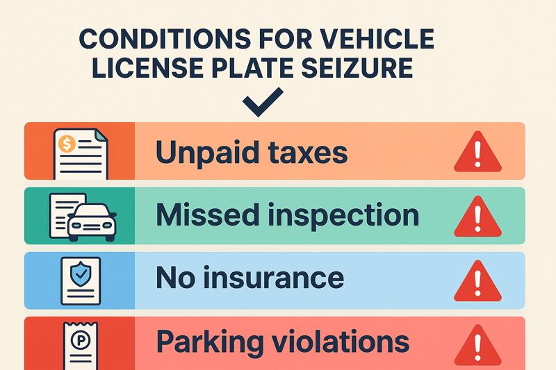 충격! 아침에 자동차 번호판이 사라졌습니다