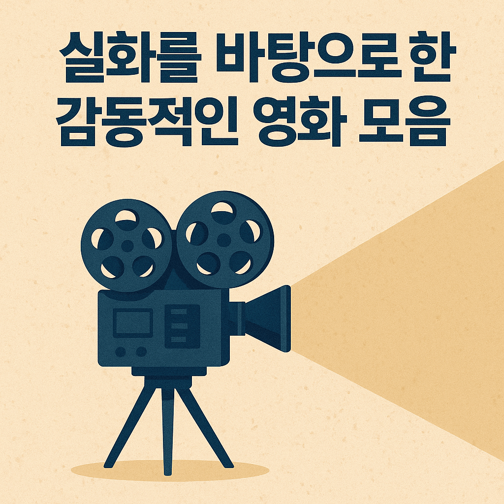 실화를 바탕으로 한 감동적인 영화 모음