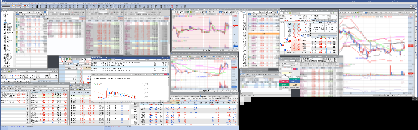 주식전업자 모니터 화면