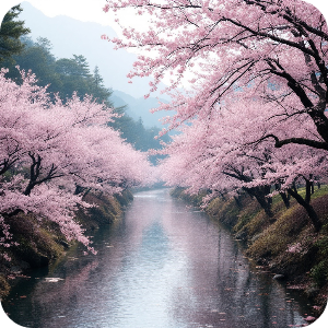 온천천 벚꽃길 이미지