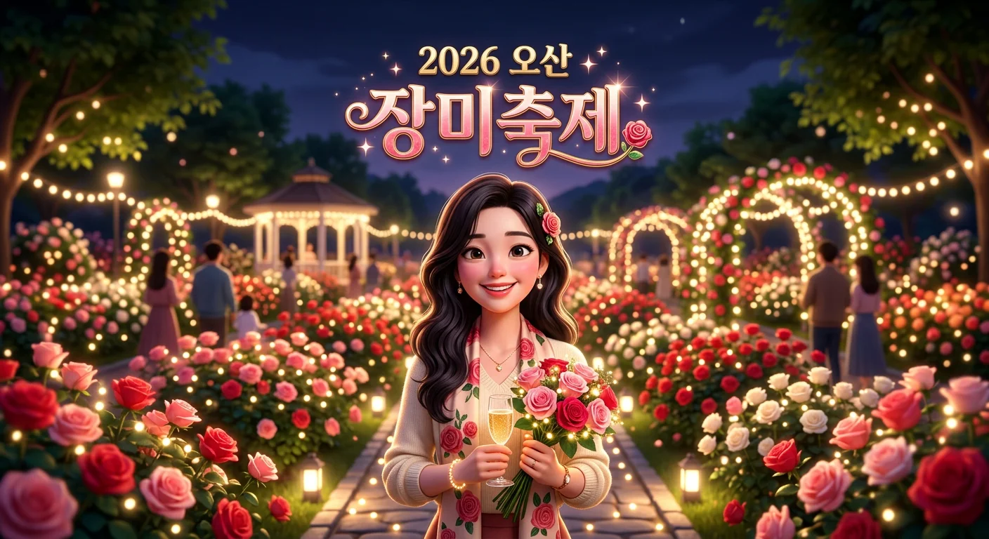 2026 오산 장미축제, 축제기간, 가는법, 주차정보