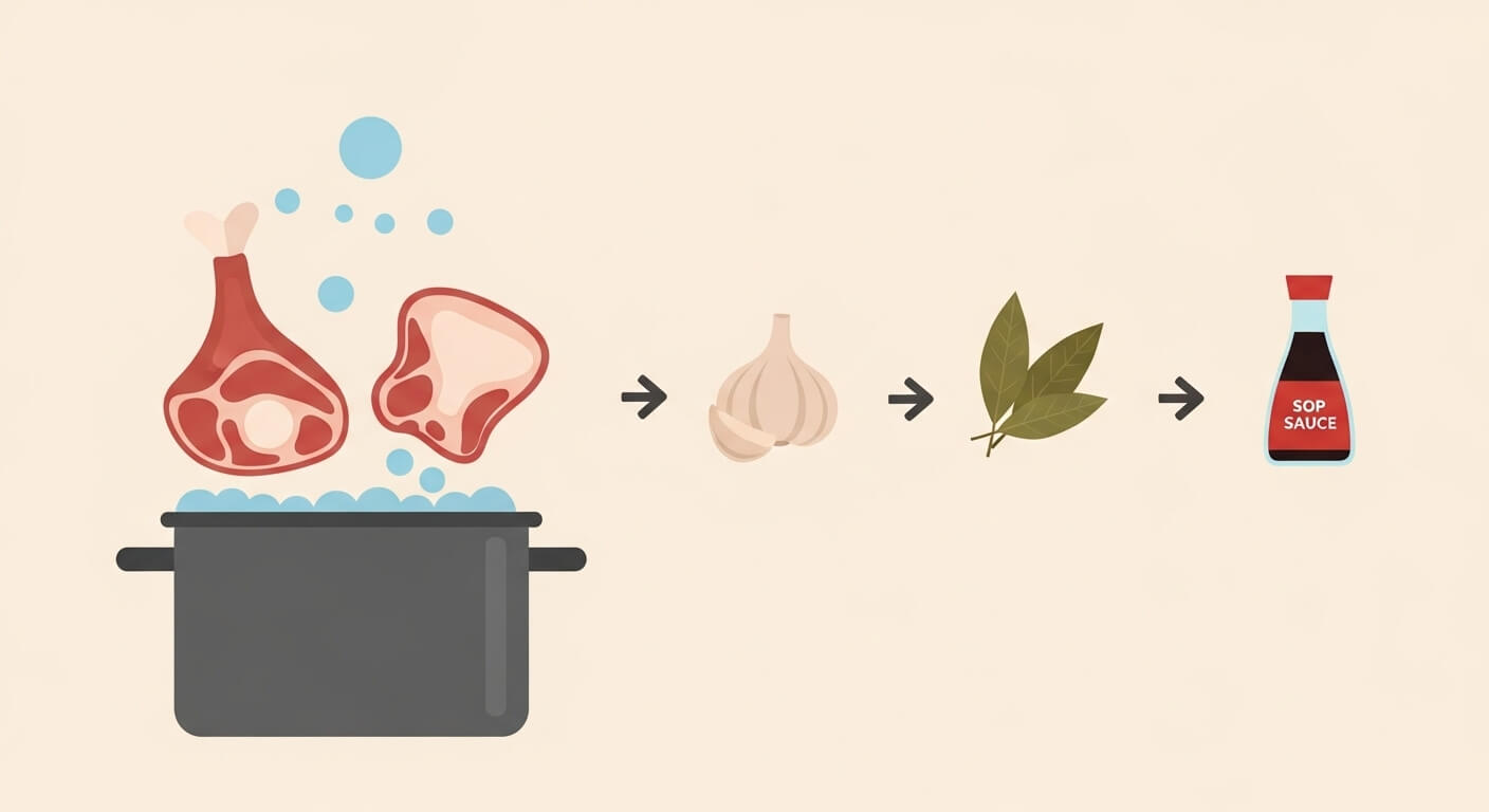 집에서도 만드는 제주식 돼지꼬리 레시피