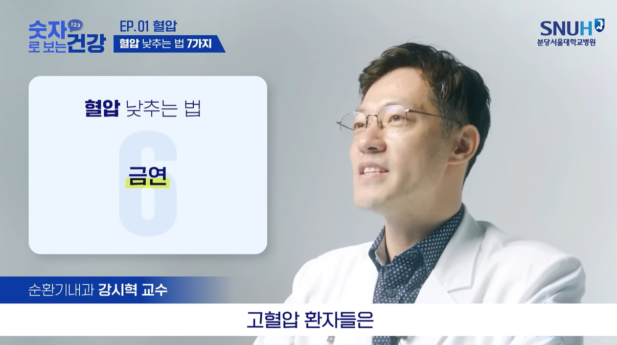 고혈압 낮추는 방법 소개 - 금연