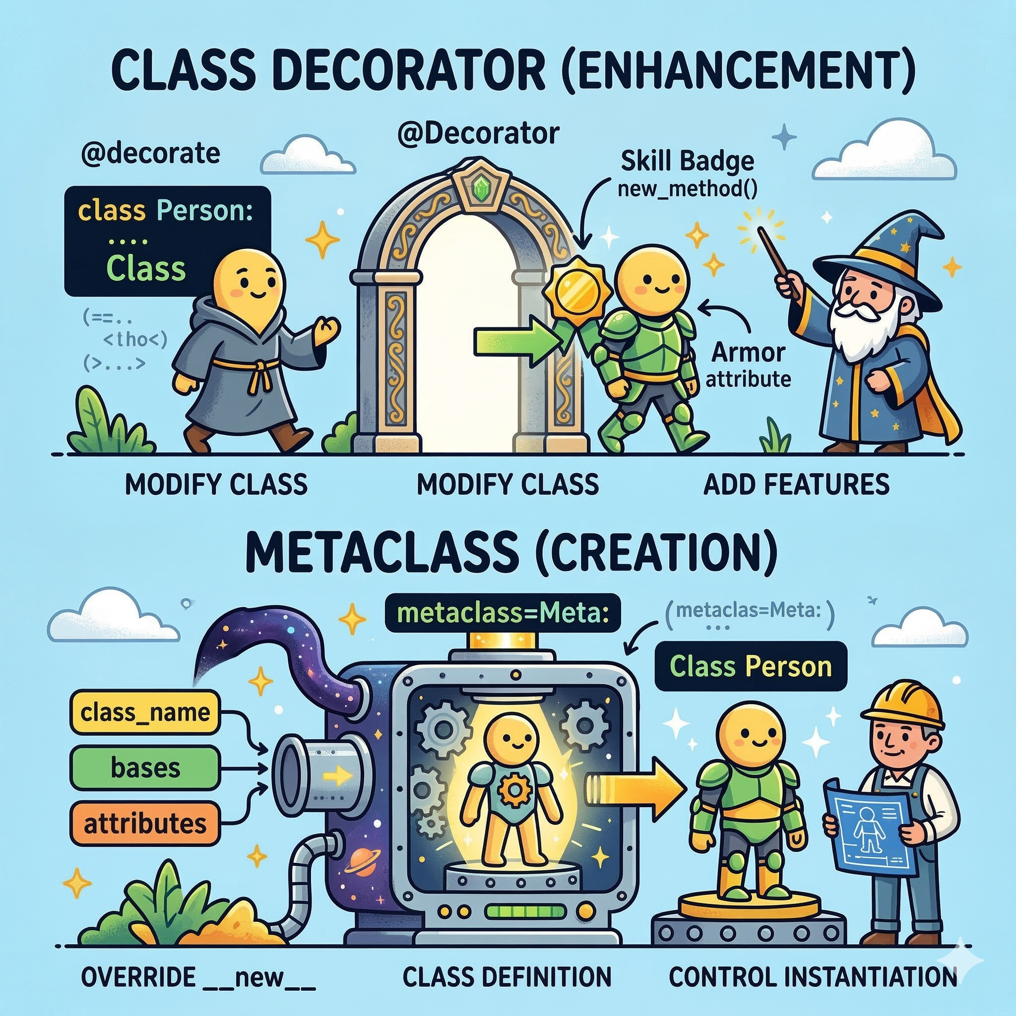 클래스 데코레이터(Class Decorator)와 메타클래스(Metaclass)