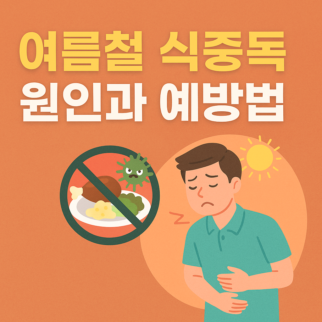 여름철 식중독 원인과 예방