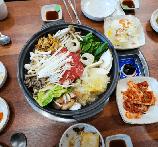 [6시 내고향] 영덕 한우불고기 버섯불고기전골 버섯샤브샤브 맛집 영덕솔향식당