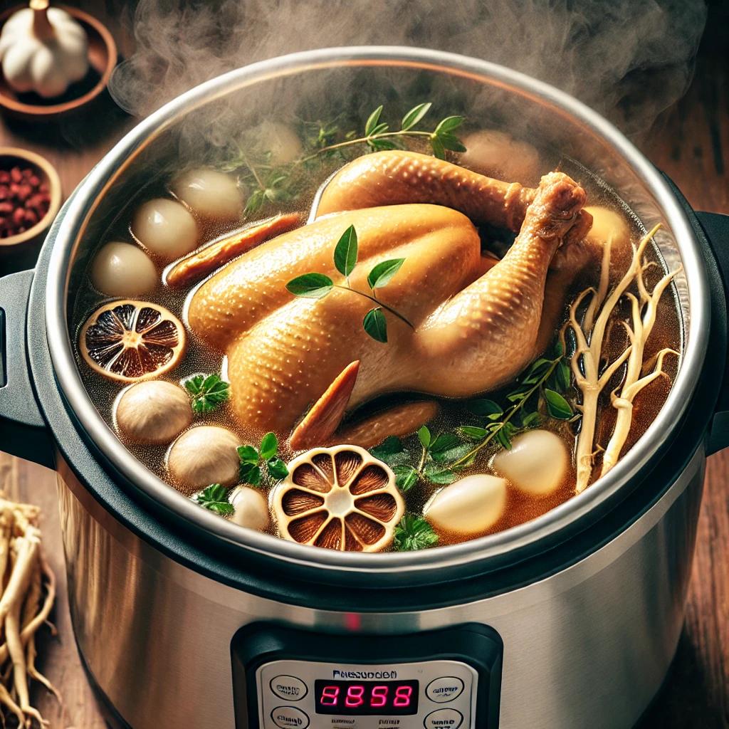 닭백숙 압력솥 만드는 법