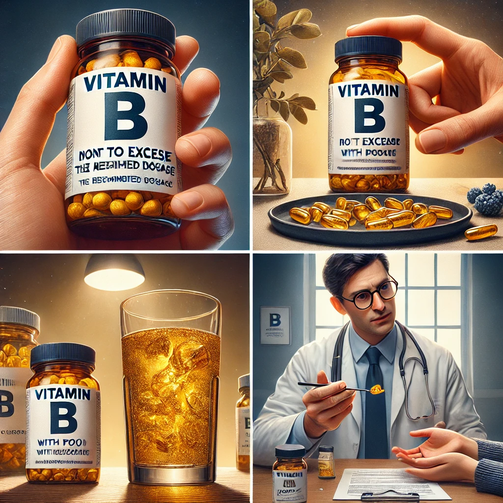 비타민 B군 섭취 시 주의사항