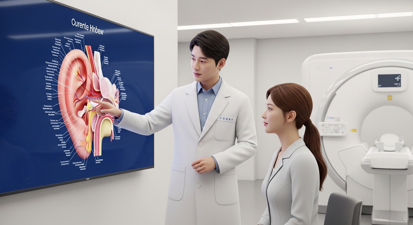 귀 깊은 곳까지 확인! 전정 유발 및 회전 의자 검사