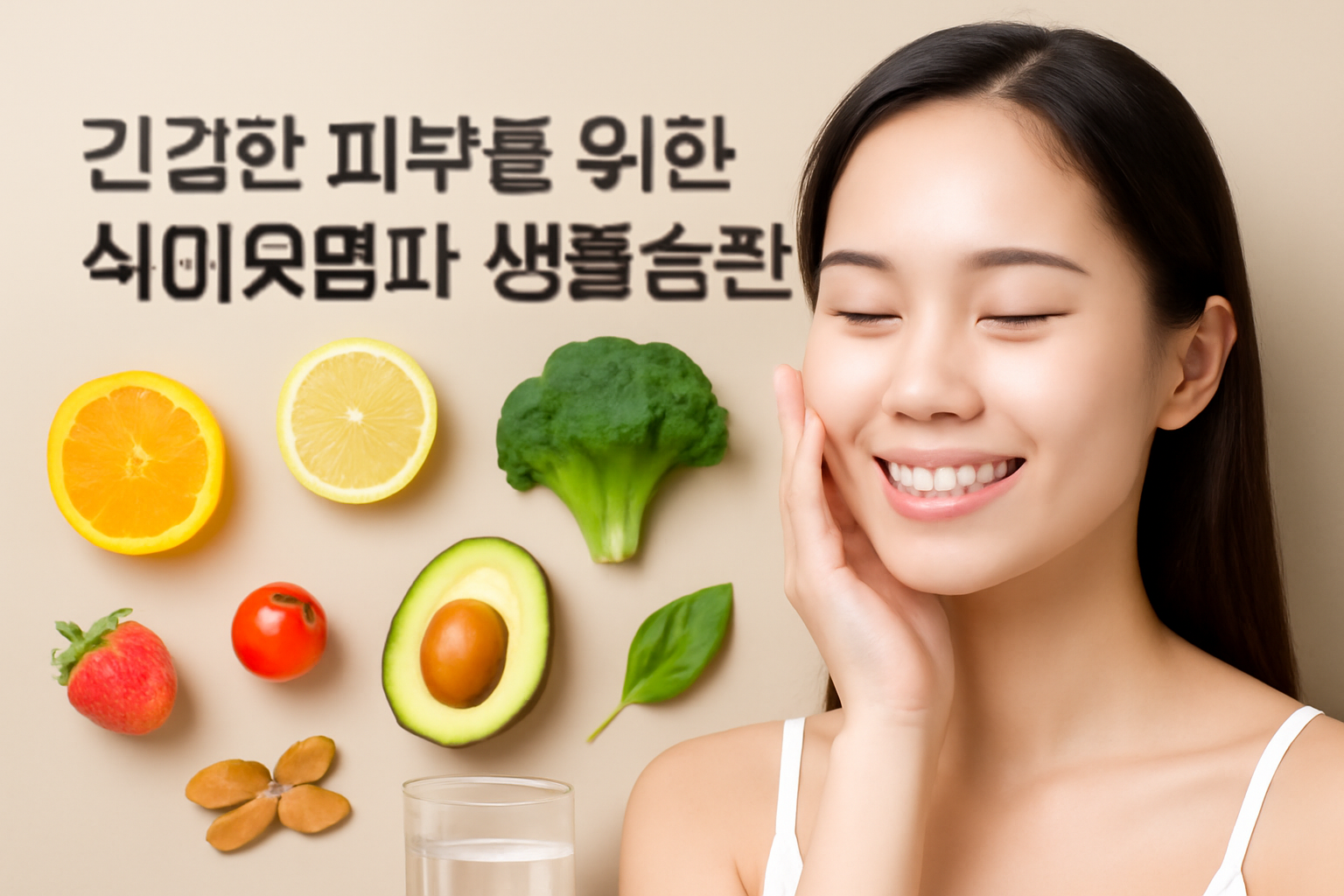 피부를 위한 생활습관