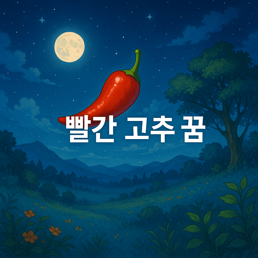 빨간 고추 꿈 해몽
