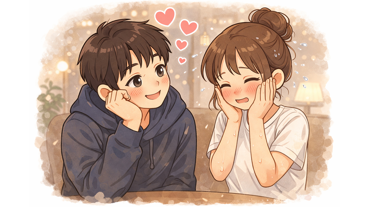 장기연애한 남자가 쌩얼 여자친구를 더 예쁘게 보는 모습