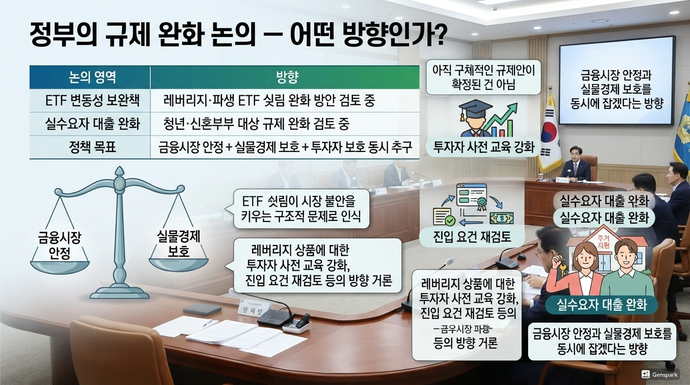 정부의 규제 완화 논의 — 어떤 방향인가?