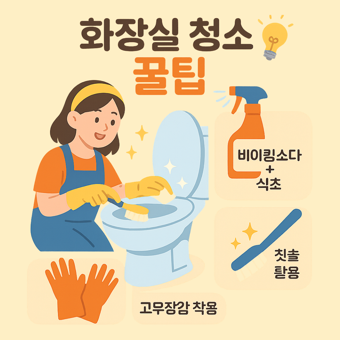화장실 청소 꿀팁