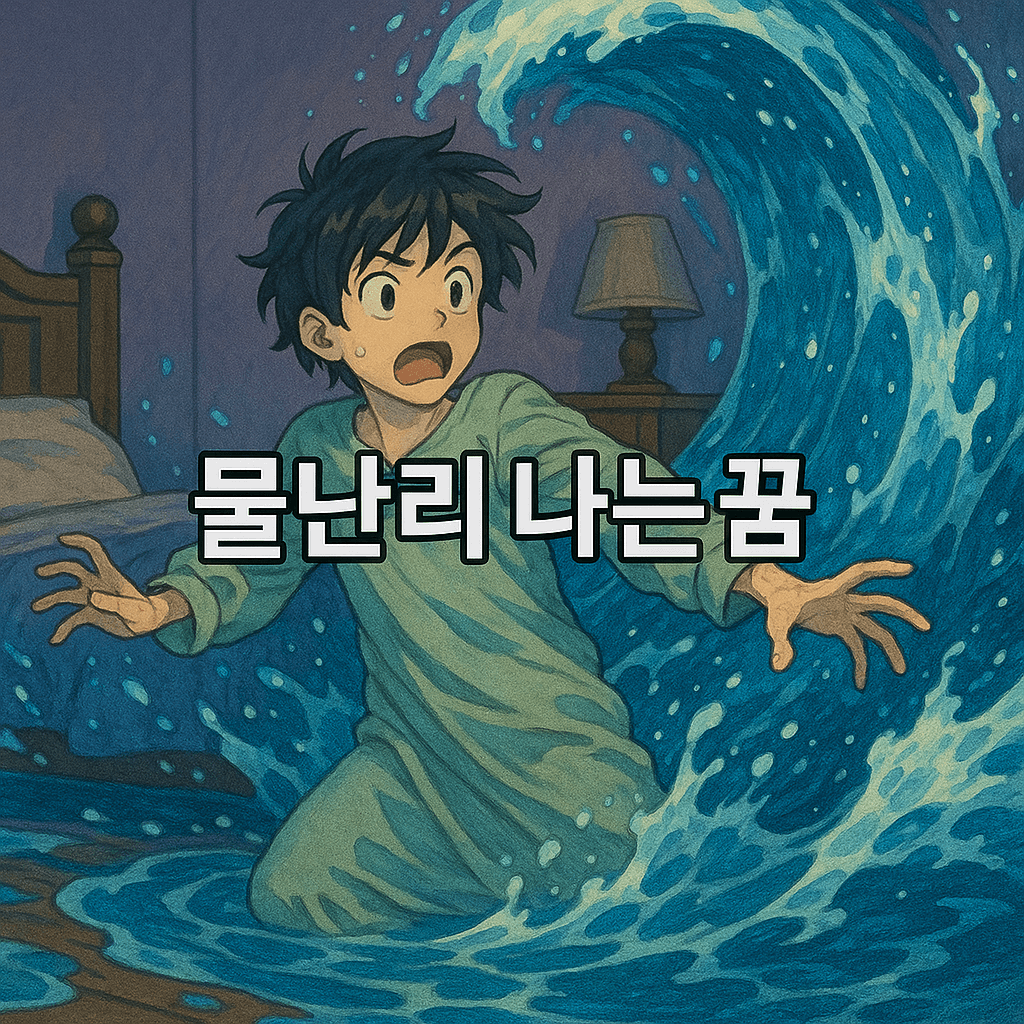 물난리 나는 꿈 해몽