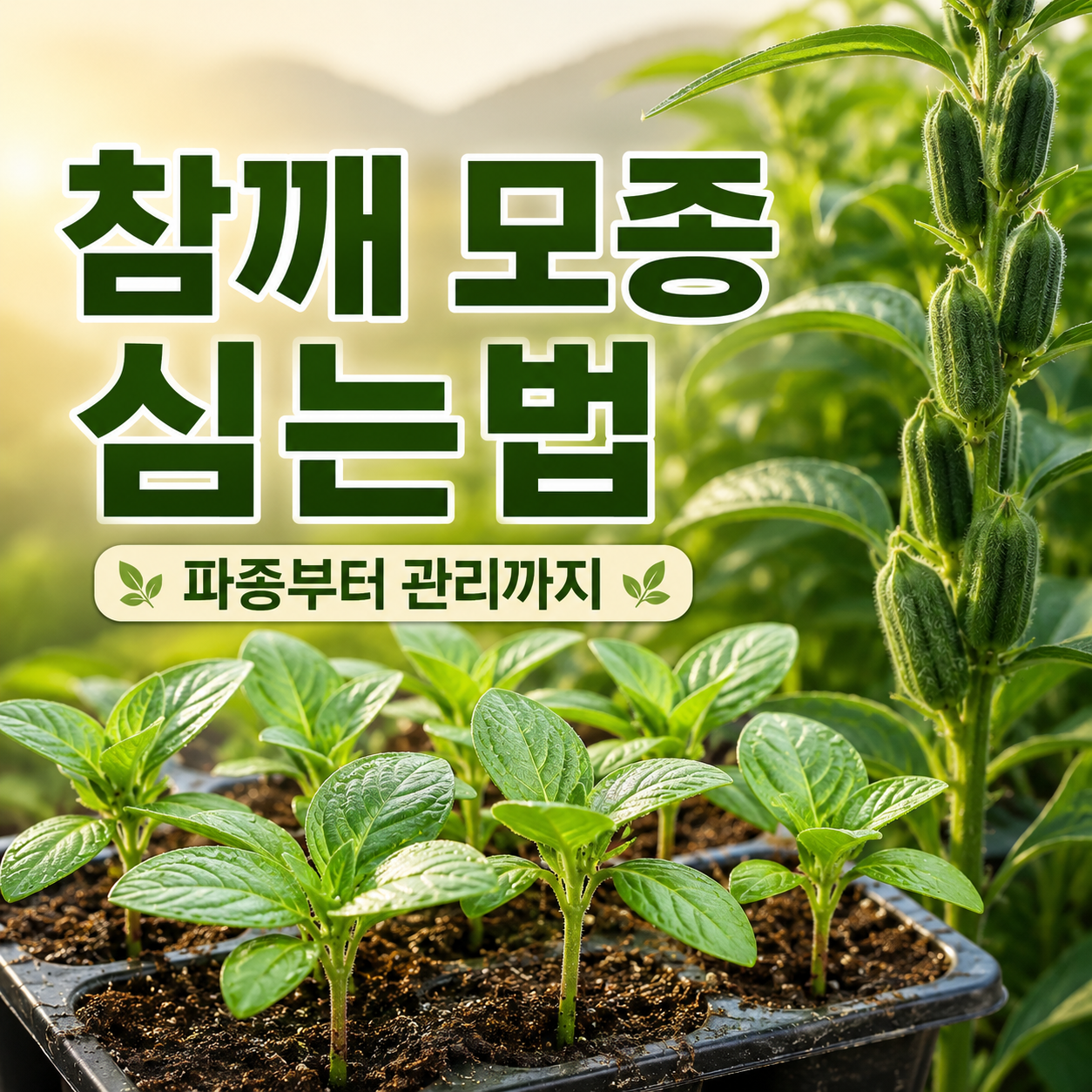 참깨 파종시기