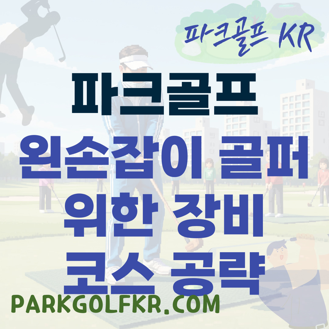 왼손잡이의 반전 매력: 좌타 파크골퍼를 위한 장비와 공략법