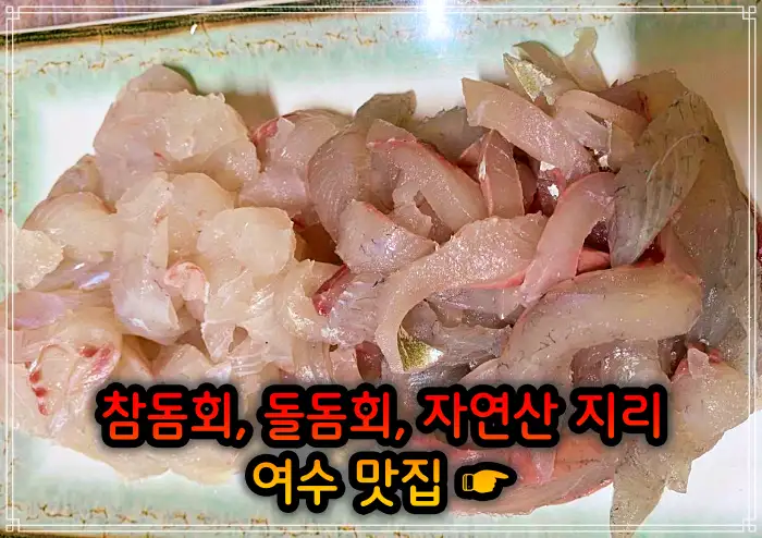 생방송 투데이 전남 여수 참돔회, 돌돔회 맛집