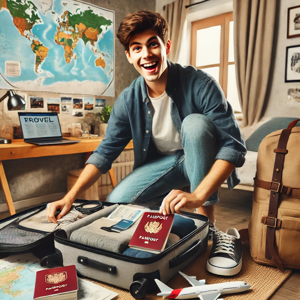대학생이 워킹홀리데이 준비하는 이미지