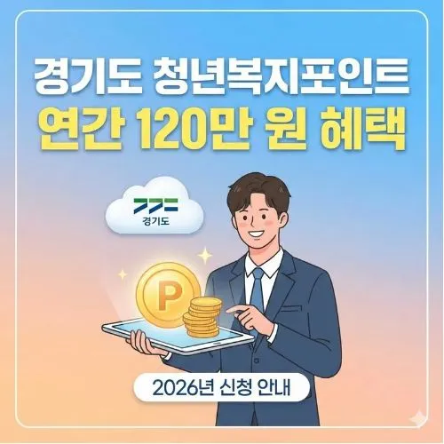 경기도 청년복지포인트 ❘ 신청방법 및 자격 요건 총정리! 연 120만 원 혜택 놓치지 마세요