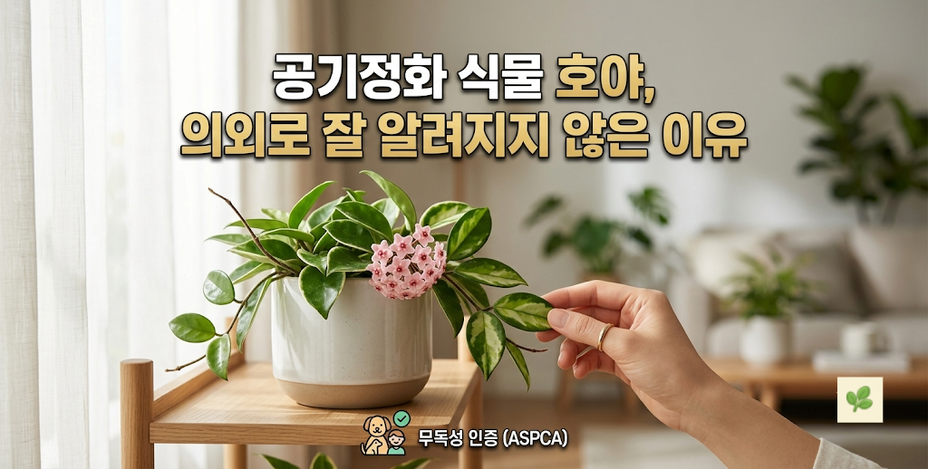 공기정화 식물 호야, 의외로 잘 알려지지 않은 이유