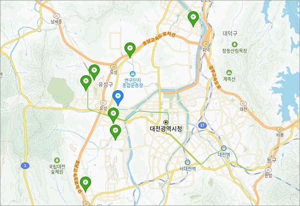 현대자동차 서비스 네트워크 카카오 지도