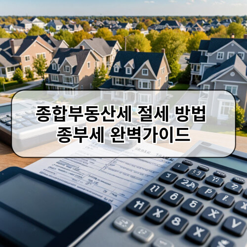 종합부동산세 절세 방법 종부세 완벽가이드