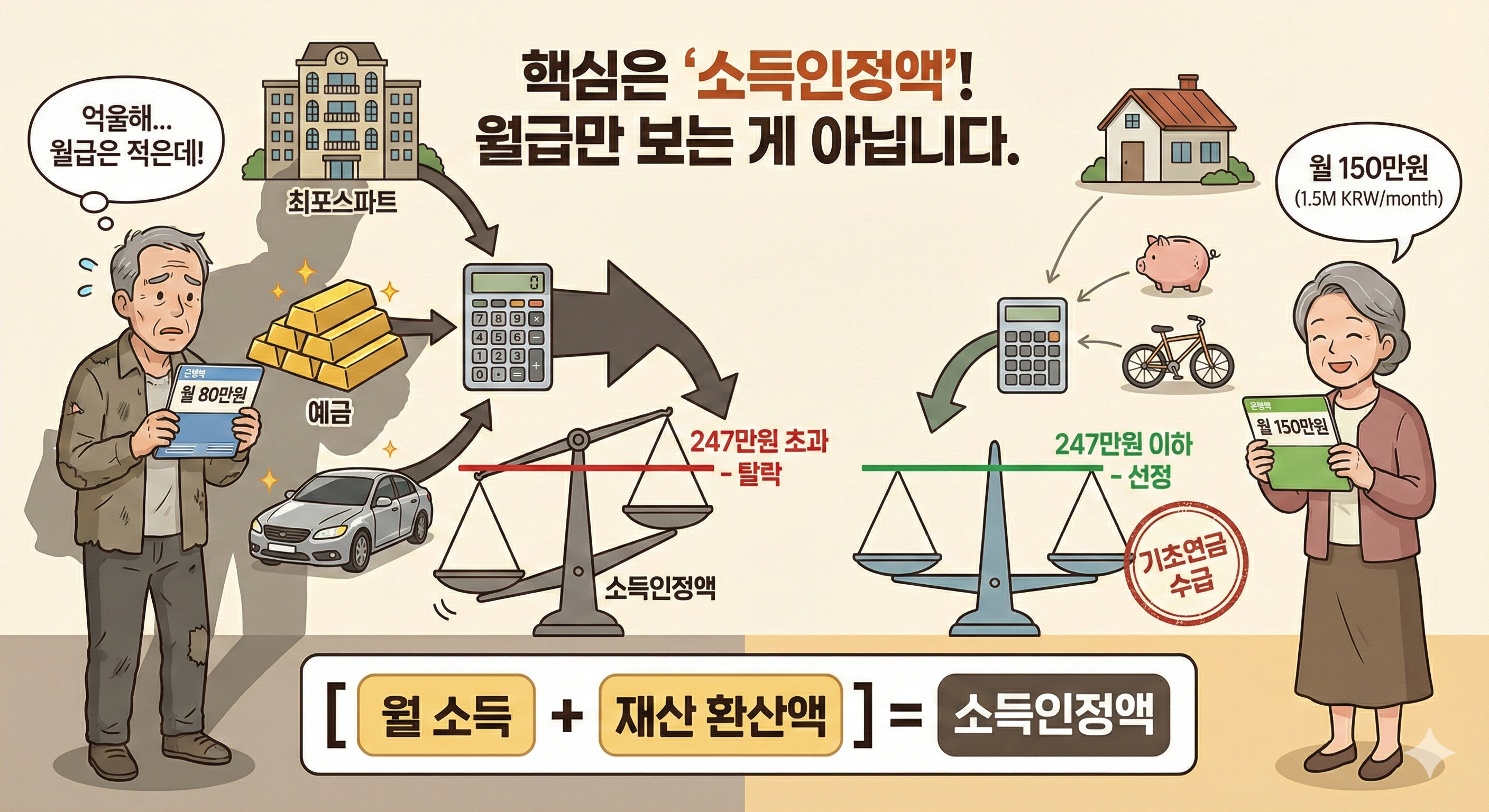 소득인정액이란?