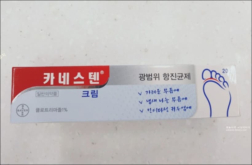 질 가려움증 카네스텐 연고