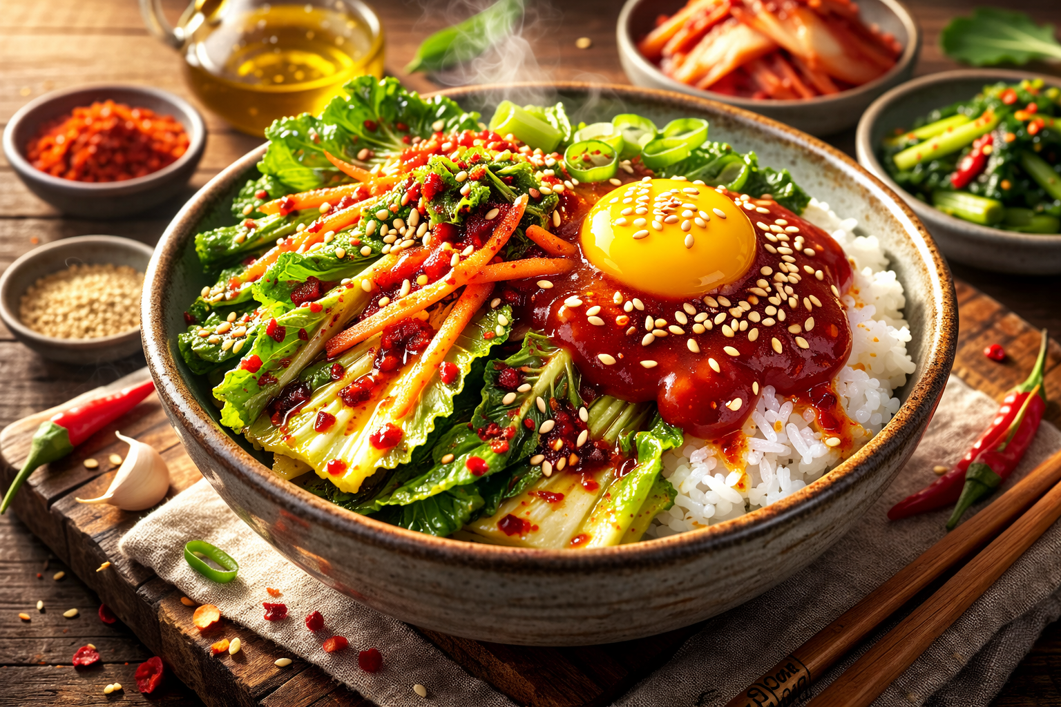 봄동 비빔밥