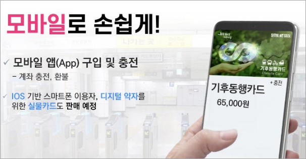 기후동행카드(이미지 서울시)