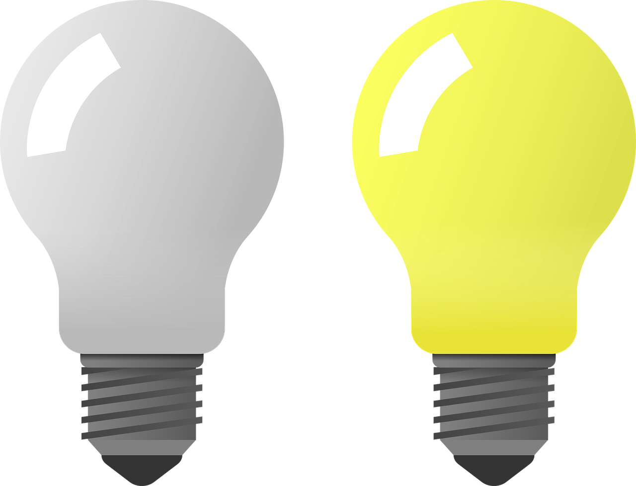 전등이 켜지면 1, 꺼지면 0 @Pixabay