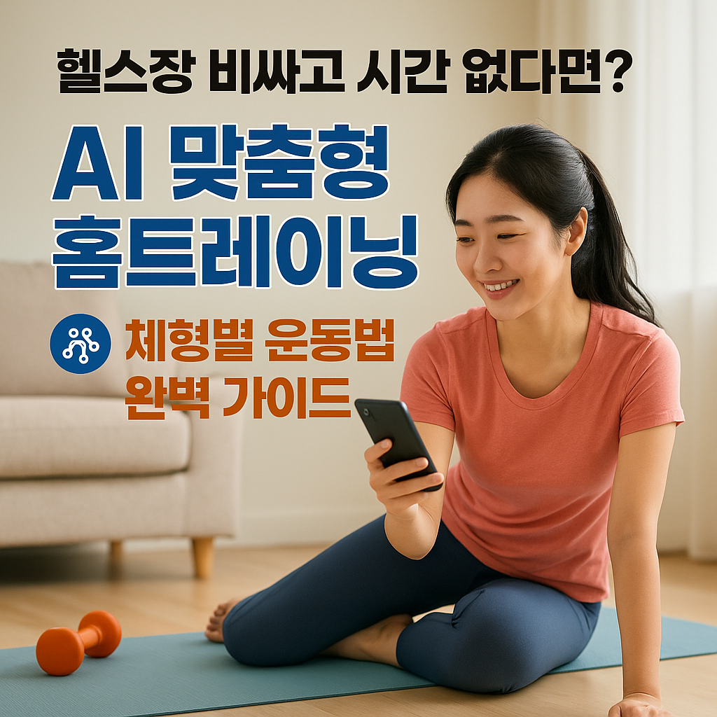 AI 맞춤형 홈트레이닝 루틴 - 체형별 운동법