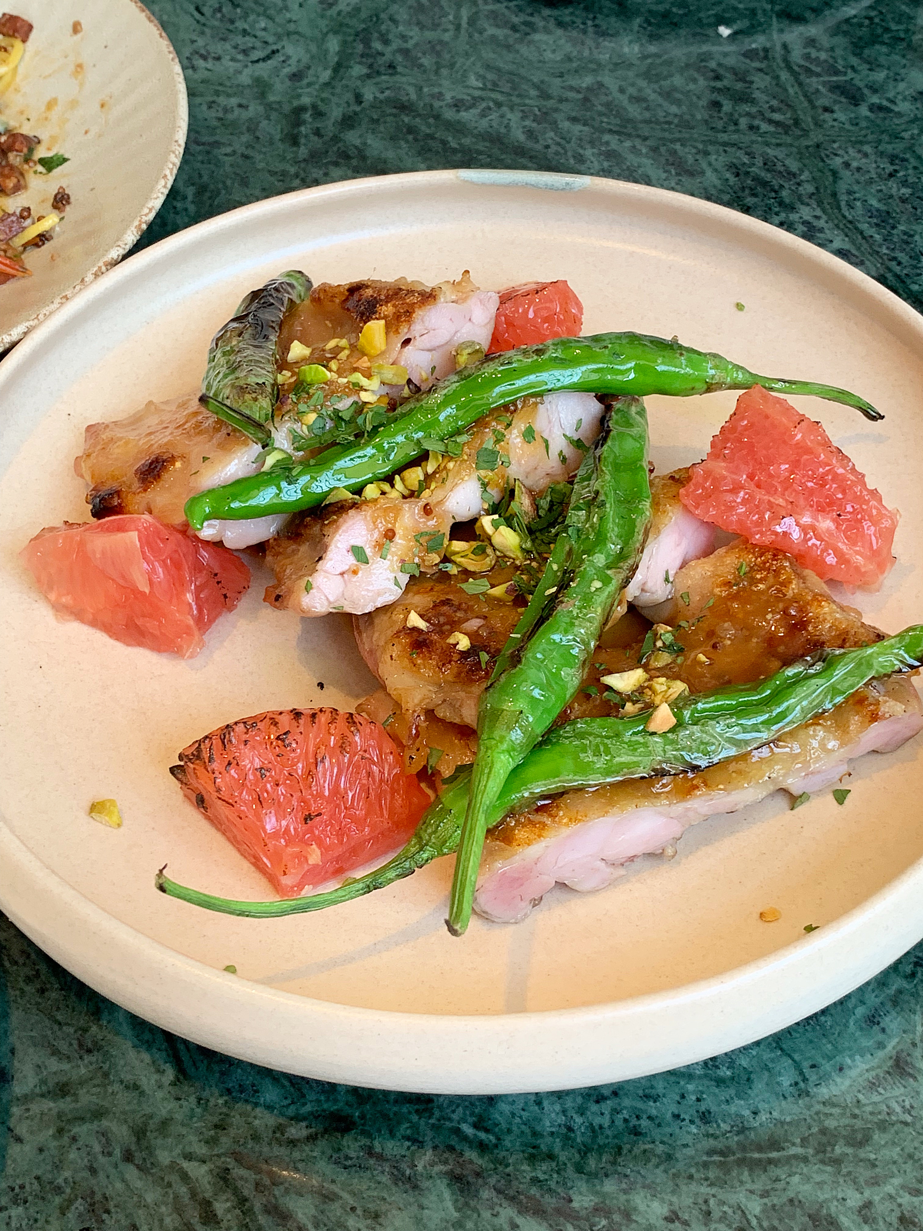 옥앤수 오렌지치킨 런치 메인디쉬