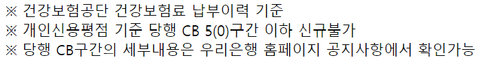 우리은행 대환대출