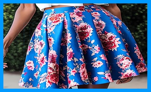 플로럴 패턴 스커트 특징 및 스타일