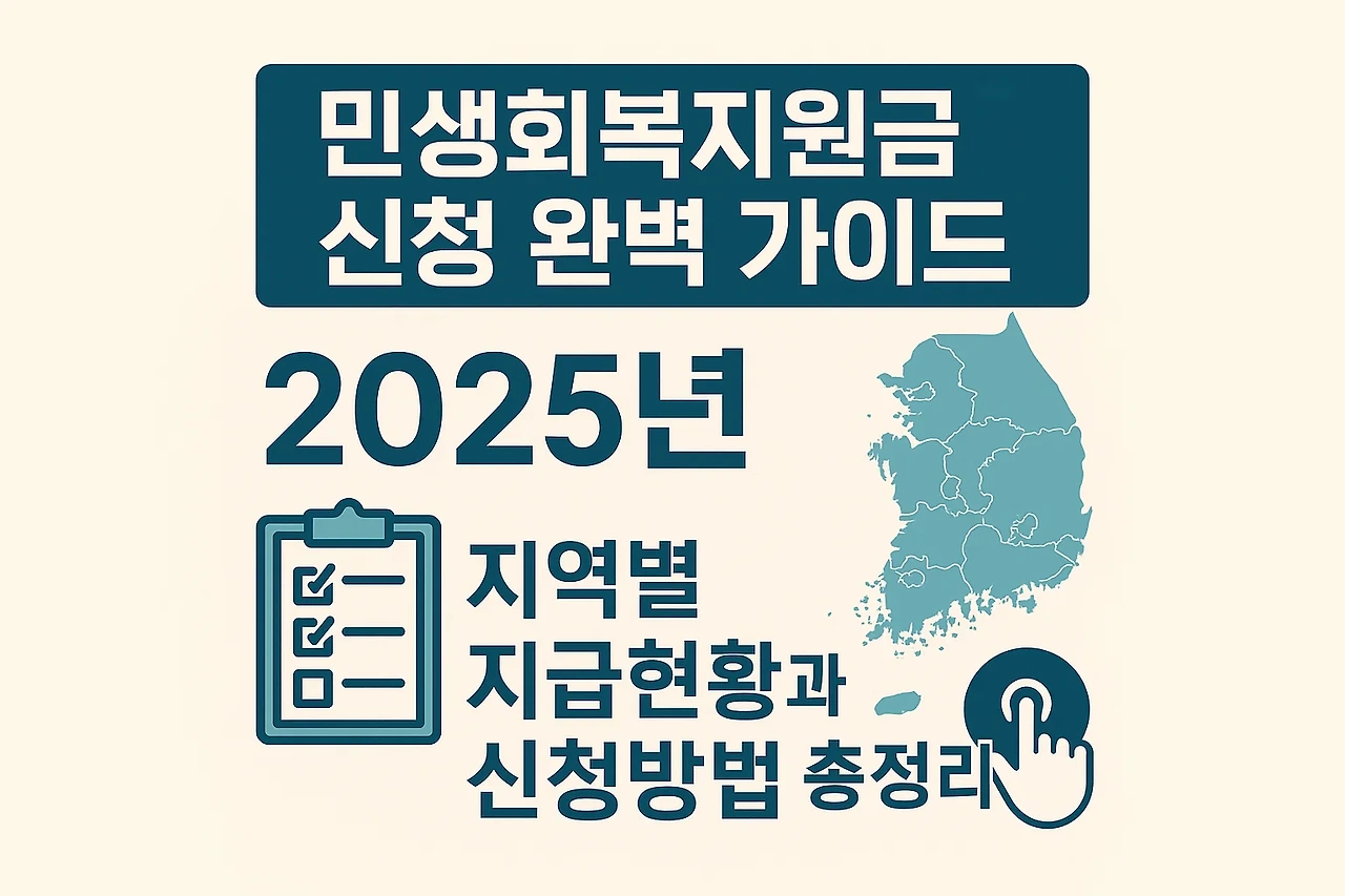 2025년 민생회복지원금 신청 가이드 - 지역별 지급현황과 온라인 신청방법을 안내하는 인포그래픽