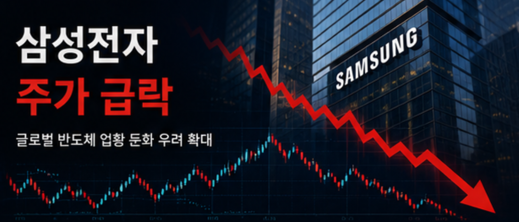 삼성전자 주가 급락