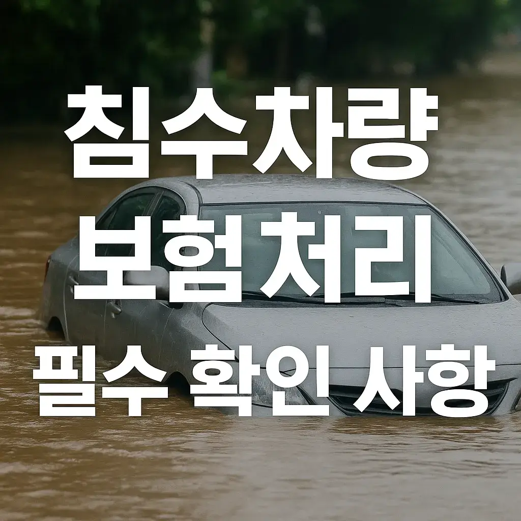 침수차량 보험처리 썸네일
