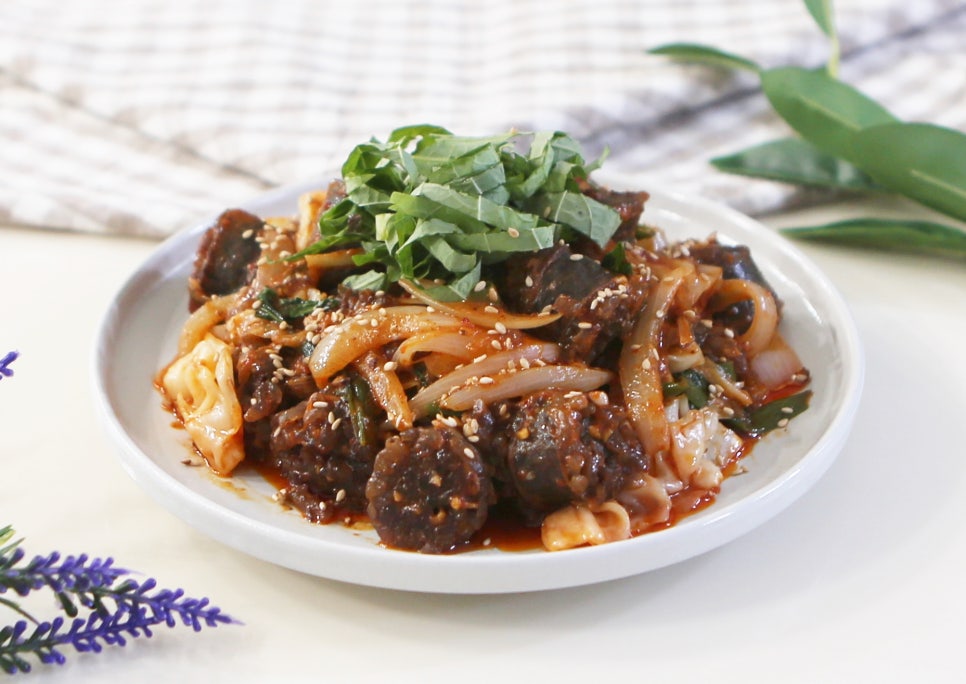 순대볶음