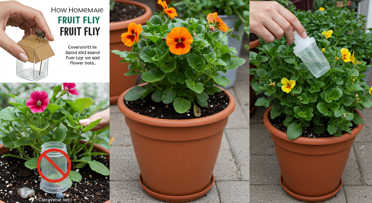 화분에 생긴 초파리 없애는 가장 확실한 방법