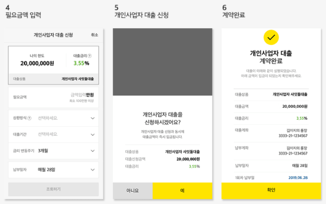 카카오뱅크 신용대출 신청방법